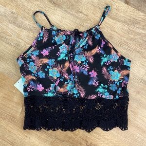 Crop top tropical